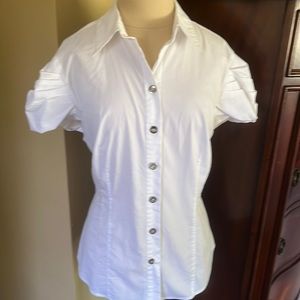 Crisp white classic shirt